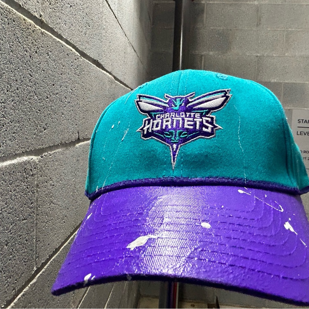 Charlotte Hornets Teal and Purple Cap